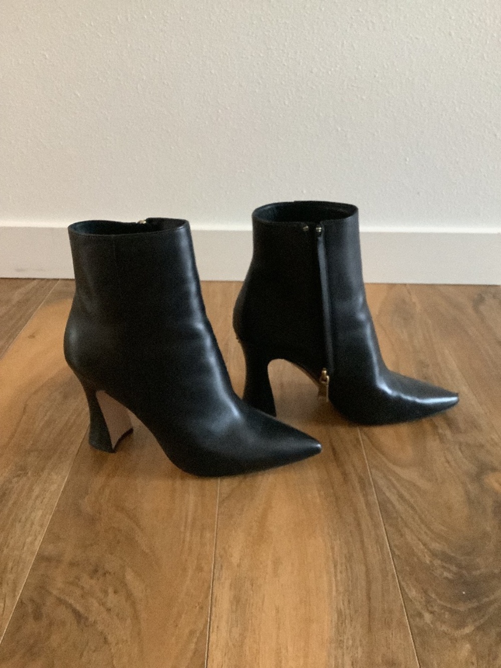 COACH  Carter 83MM Leather Ankle Boots
